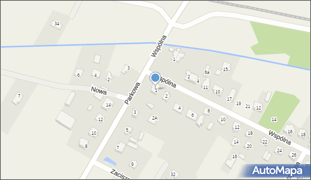 Ruda, Parkowa, 1, mapa Ruda