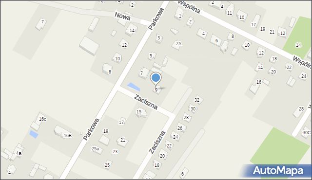 Ruda, Parkowa, 9, mapa Ruda