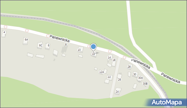 Ruda Śląska, Panewnicka, 12, mapa Rudy Śląskiej