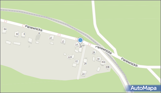 Ruda Śląska, Panewnicka, 18, mapa Rudy Śląskiej