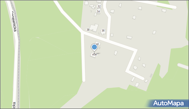Ruda Śląska, Panewnicka, 40a, mapa Rudy Śląskiej