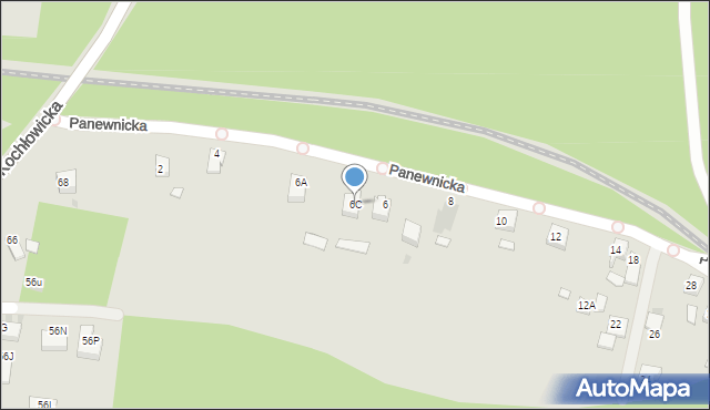 Ruda Śląska, Panewnicka, 6C, mapa Rudy Śląskiej