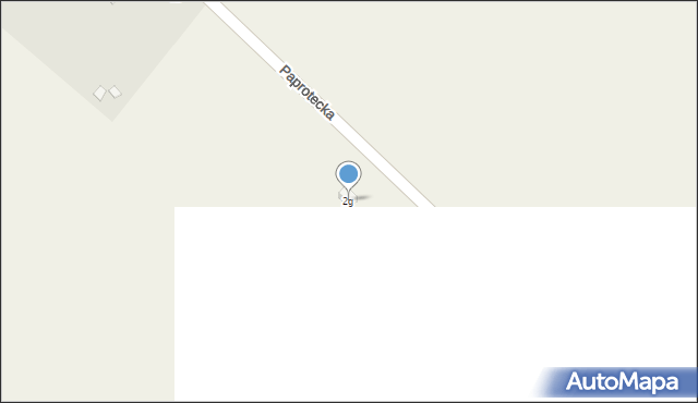 Rydzewo, Paprotecka, 2g, mapa Rydzewo