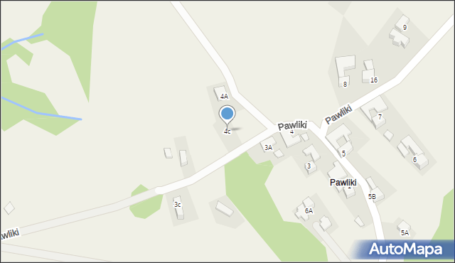 Rzepiska, Pawliki, 4c, mapa Rzepiska
