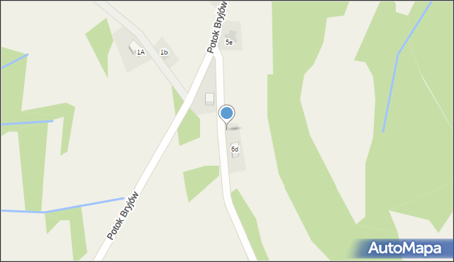 Rzepiska, Pawliki, 6e, mapa Rzepiska