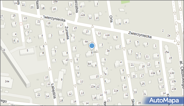 Rzeszów, Pawia, 6, mapa Rzeszów