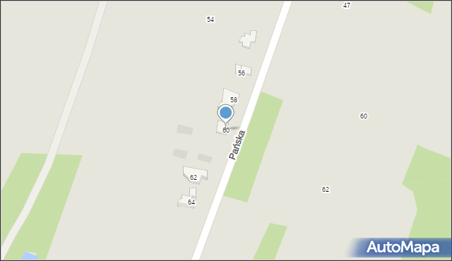 Rzeszów, Pańska, 60, mapa Rzeszów