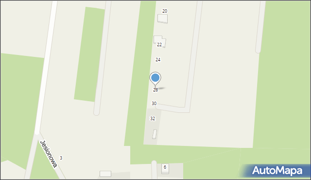 Samociążek, Pastelowa, 28, mapa Samociążek