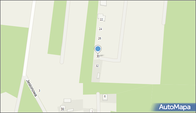 Samociążek, Pastelowa, 30, mapa Samociążek