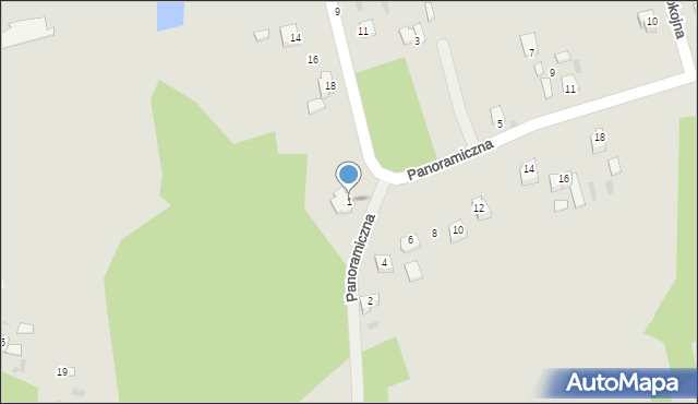 Sandomierz, Panoramiczna, 1, mapa Sandomierza