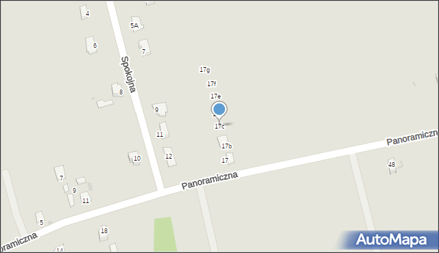 Sandomierz, Panoramiczna, 17c, mapa Sandomierza