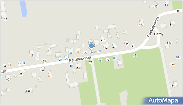 Sieradz, Paszkiewicza Wojciecha, 37, mapa Sieradz