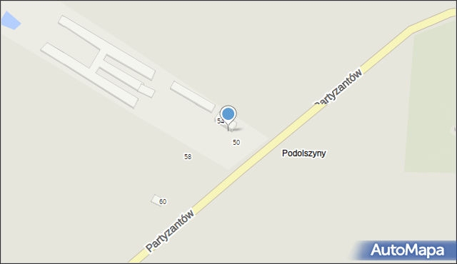 Skaryszew, Partyzantów, 52, mapa Skaryszew