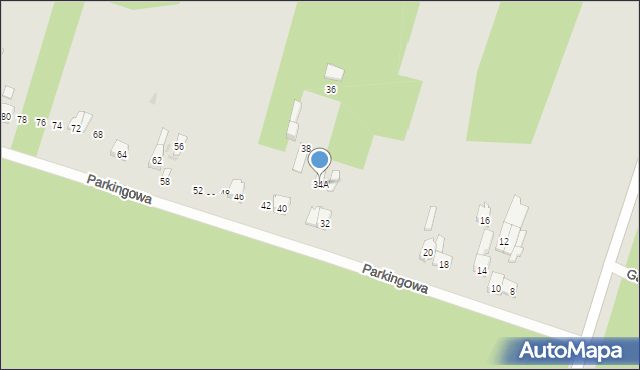 Skarżysko-Kamienna, Parkingowa, 34A, mapa Skarżysko-Kamienna