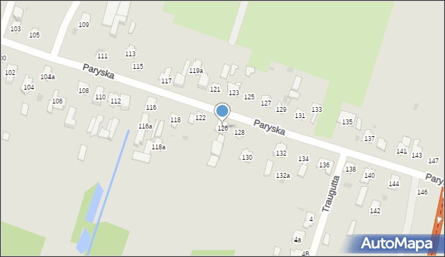 Skarżysko-Kamienna, Paryska, 126, mapa Skarżysko-Kamienna