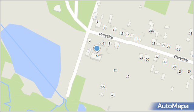 Skarżysko-Kamienna, Paryska, 6A, mapa Skarżysko-Kamienna