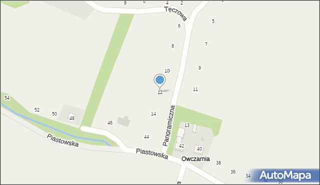 Skawinki, Panoramiczna, 12, mapa Skawinki