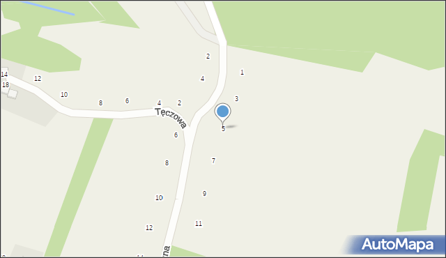 Skawinki, Panoramiczna, 5, mapa Skawinki