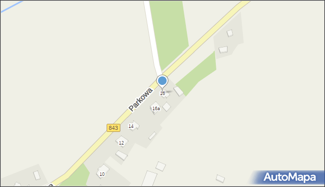 Skierbieszów, Parkowa, 16, mapa Skierbieszów