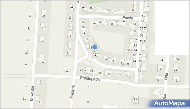 Skierdy, Pawia, 2, mapa Skierdy