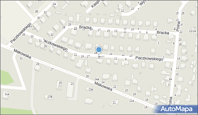 Skierniewice, Paczkowskiego Józefa, 15, mapa Skierniewic