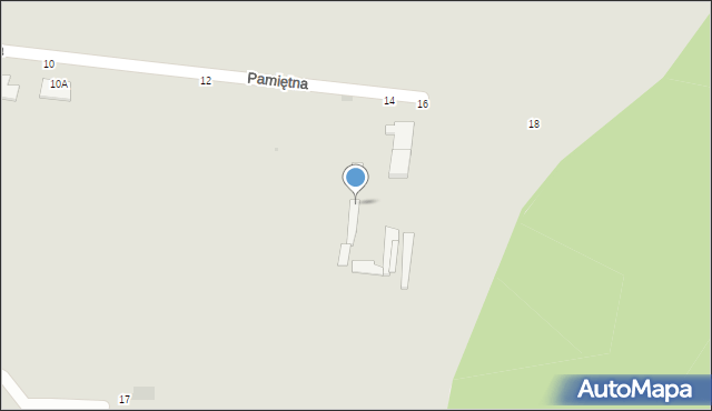 Skierniewice, Pamiętna, 16, mapa Skierniewic