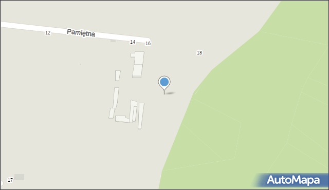 Skierniewice, Pamiętna, 18, mapa Skierniewic