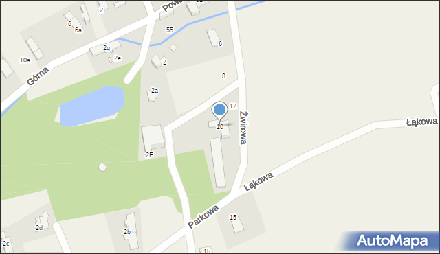 Skoroszyce, Parkowa, 10, mapa Skoroszyce