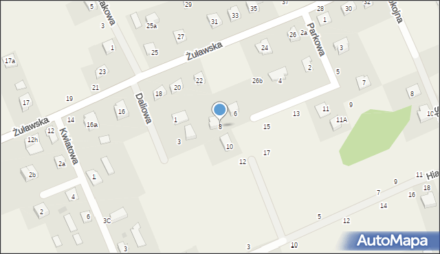Skowarcz, Parkowa, 8, mapa Skowarcz