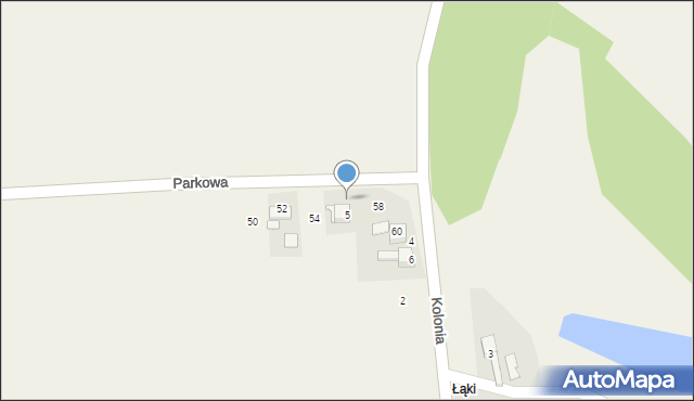 Sławików, Parkowa, 56, mapa Sławików