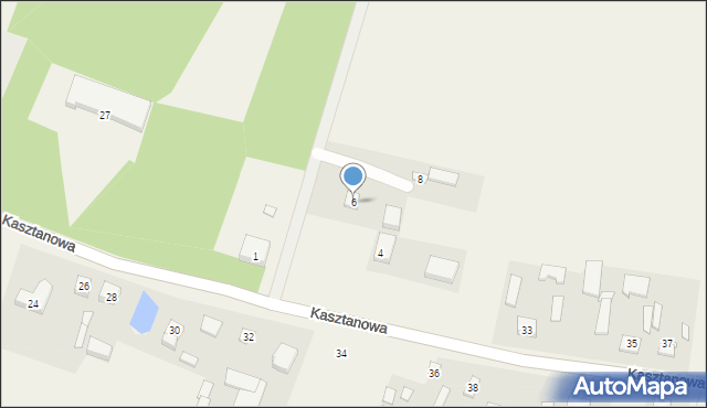 Śleszyn, Parkowa, 6, mapa Śleszyn