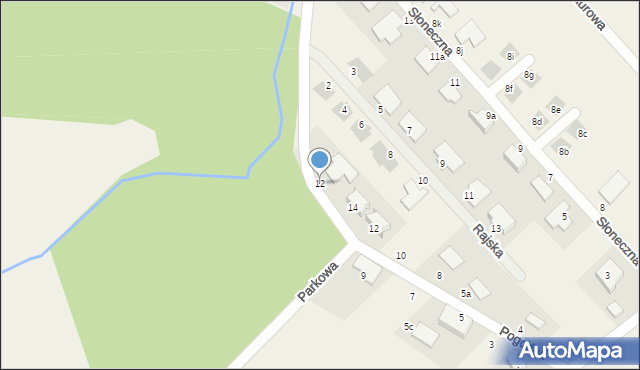 Smolec, Parkowa, 12, mapa Smolec