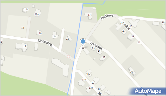 Smolec, Parkowa, 14, mapa Smolec