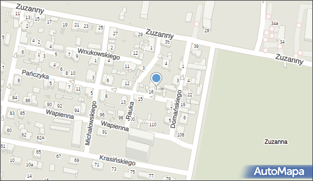 Sosnowiec, Pańczyka Władysława, 18A, mapa Sosnowca