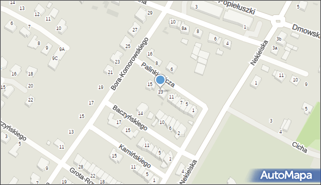 Środa Wielkopolska, Palinkiewicza Lecha, 13, mapa Środa Wielkopolska