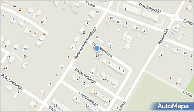 Środa Wielkopolska, Palinkiewicza Lecha, 15, mapa Środa Wielkopolska