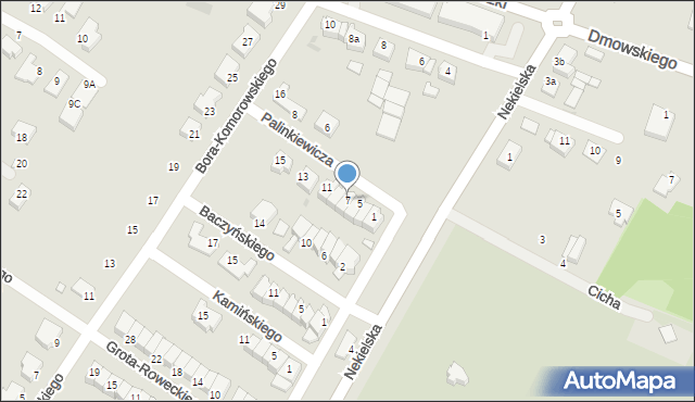 Środa Wielkopolska, Palinkiewicza Lecha, 7, mapa Środa Wielkopolska