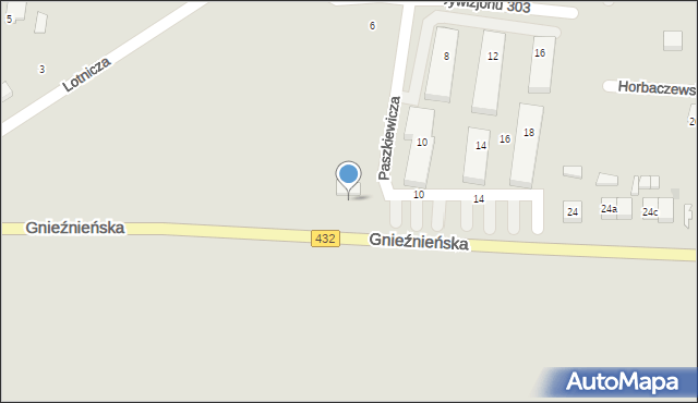 Środa Wielkopolska, Paszkiewicza Ludwika, 22, mapa Środa Wielkopolska