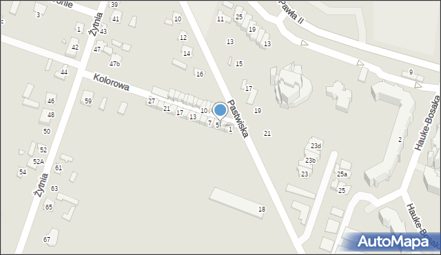 Starachowice, Pastwiska, 22c, mapa Starachowic