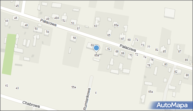 Stok Lacki, Pałacowa, 60a, mapa Stok Lacki