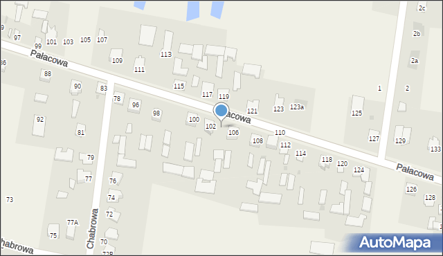 Stok Lacki-Folwark, Pałacowa, 104, mapa Stok Lacki-Folwark