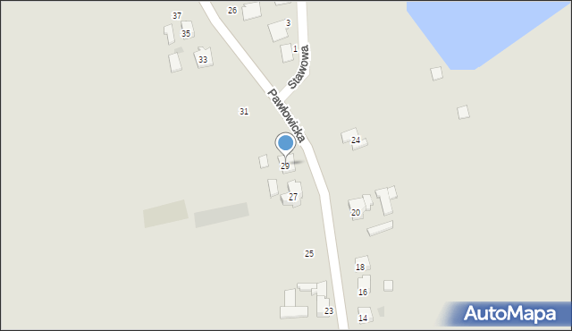 Strumień, Pawłowicka, 29, mapa Strumień
