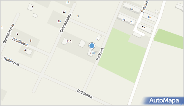 Strzałkowo, Paruszewska, 11B, mapa Strzałkowo