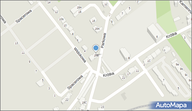 Strzegom, Parkowa, 16B, mapa Strzegom