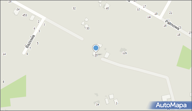 Styków, Palmowa, 10, mapa Styków