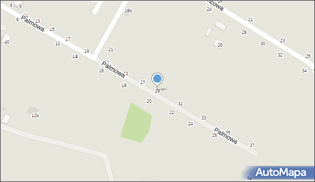 Styków, Palmowa, 29, mapa Styków