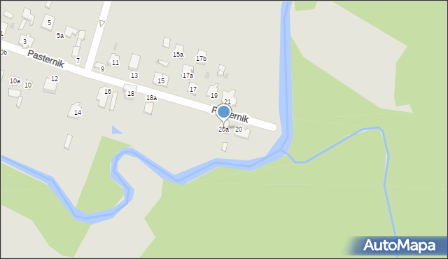 Suchedniów, Pasternik, 20a, mapa Suchedniów