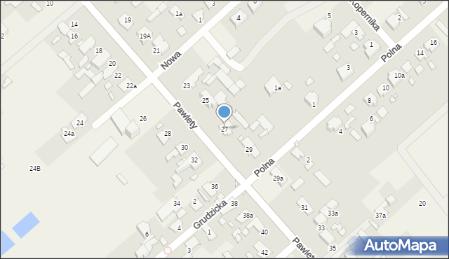 Suchy Bór, Pawlety, 27, mapa Suchy Bór