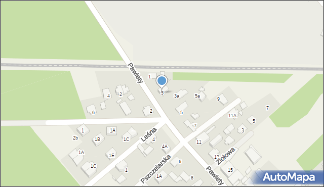 Suchy Bór, Pawlety, 3, mapa Suchy Bór