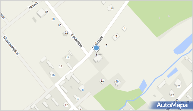 Sulbiny, Parkowa, 9, mapa Sulbiny